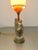 Vintage Structure with Lampshade, 1940s, in Very Good conditions. Designed 1920 to 1949 European Plug (up to 250V).The...
