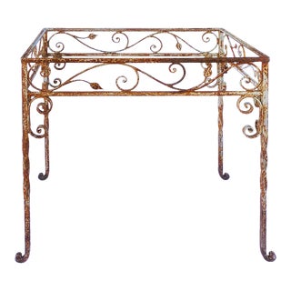 Garden Table Wrought Iron For Sale