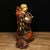 Vintage Gilt Patinated Bronze Laughing Buddha Sculpture With Coins and Ruyi Scepter For Sale - Image 4 of 9