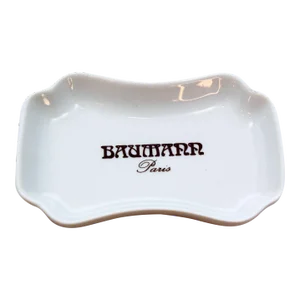 Baumann Paris Hotel Collectible Porcelain Dish by Pillivuyt France 1960s