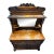 Late 19th Century Tiger Oak Huntboard Hutch Cabinet For Sale