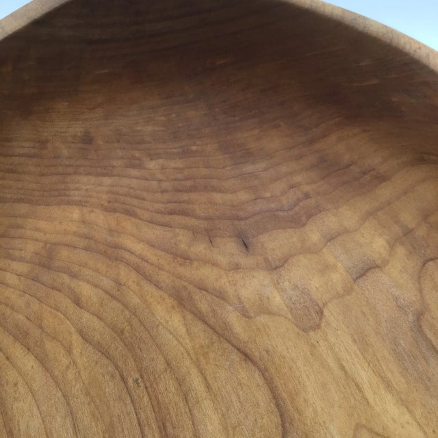 Oblong Signed Lloyd Big Leaf Maple Serving Bowl For Sale - Image 10 of 13