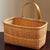 Vintage Nantucket Style Wall Pocket Basket For Sale - Image 13 of 13