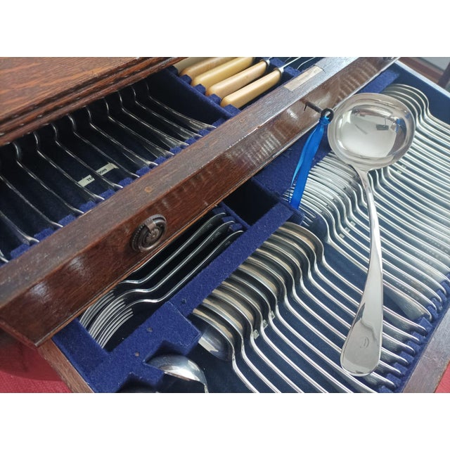 Canteen of Cutlery by James & William Laing, 1920s. For Sale - Image 6 of 15