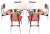Mid-Century Drop Leaf Table with Butterfly Dining Chairs by E. Gomme for G-Plan, Set of 7 For Sale