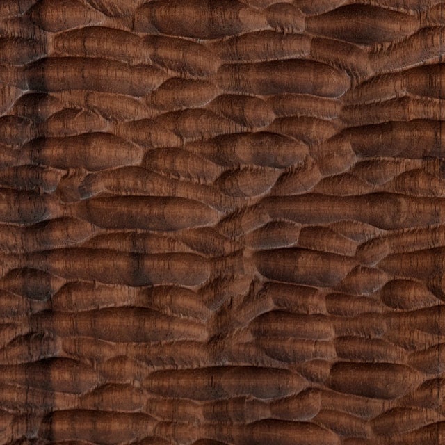 Brown Westland Studio Hand Crafted Walnut Dining Table With Textured Box Base For Sale - Image 8 of 8