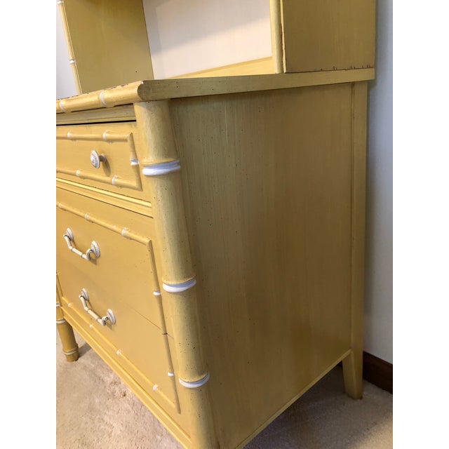 1970’s Thomasville Allegro Collection Chest of 3Drawers and Bookshelf