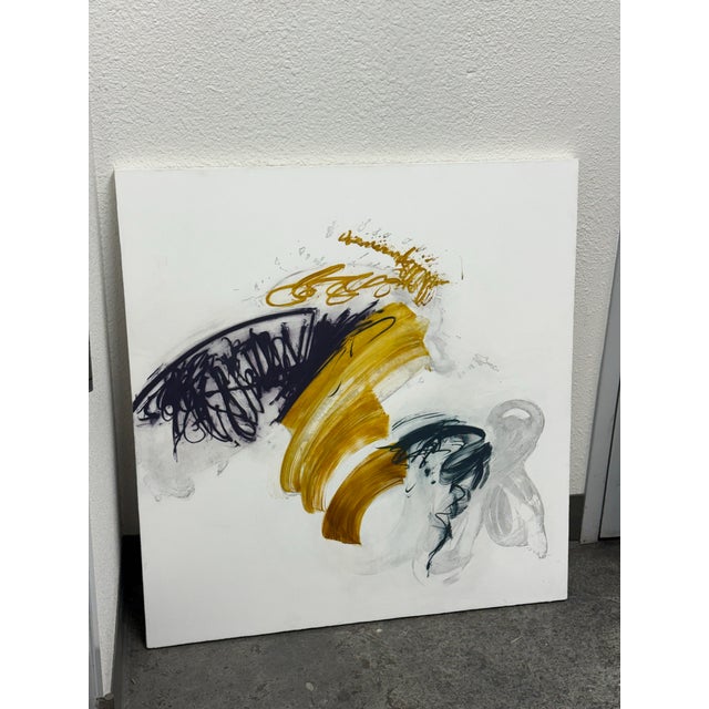 Jill Moser "Spin" Original Acrylic Canvas Painting For Sale In San Francisco - Image 6 of 12
