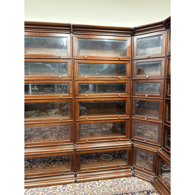 Vintage English Corner Bookcase For Sale - Image 15 of 18