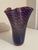 Brown Vintage Murano Style Art Glass Vase For Sale - Image 8 of 8