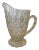 Vintage Textured Glass Pitcher For Sale