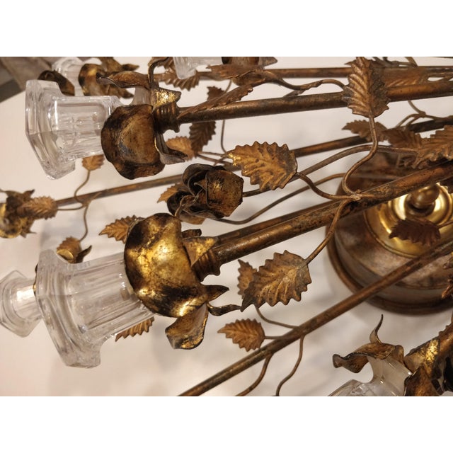 Murano Glass 9-Light Wall Lamp from Banci, 1970s For Sale - Image 6 of 14