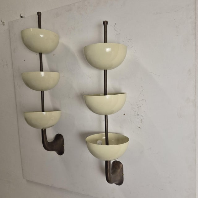 Mid-Century Modern Mid-Century Wall Lamps from Stilnovo, 1980s, Set of 2 For Sale - Image 3 of 8