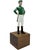 American Vintage Equestrian Green Jockey Bookend Statue 13"h For Sale - Image 3 of 7