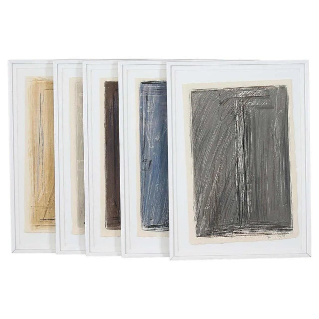 Paper Lithographs by Harald Lyth - Set of 5 For Sale - Image 7 of 7