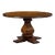 Rustic Round Wood Dining Table For Sale