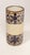 Scandinavian Modern Stoneware Cylindrical Vase With Geometric Motif For Sale - Image 4 of 12