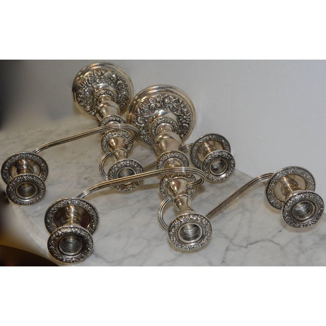 S. Kirk & Sons Sterling Silver Candelabras For Sale In Nashville - Image 6 of 10