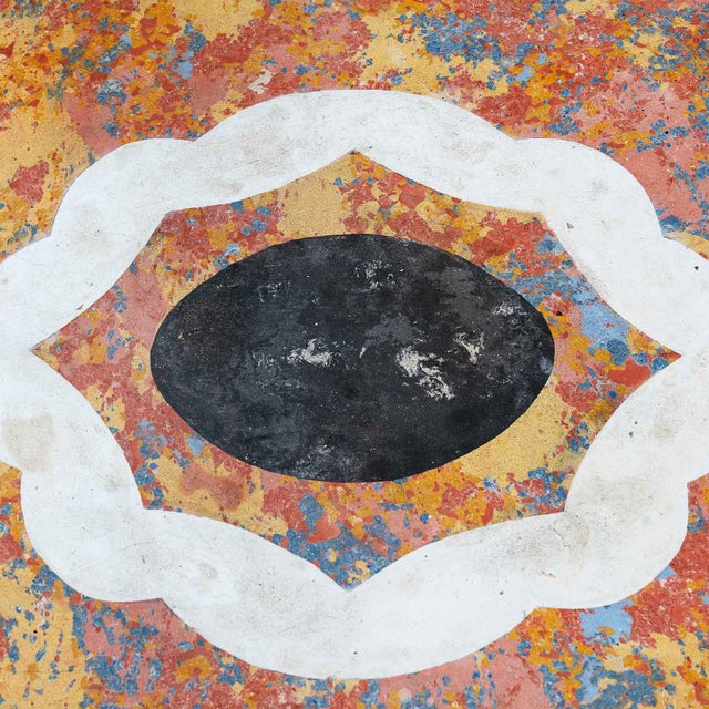 Gilded and Lacquered Wooden Coffee Table with Scagliola Top, 1970s For Sale - Image 4 of 10