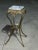 Victorian Late 19th Century Victorian Brass and Marble Pedestal For Sale - Image 3 of 8