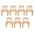 Vintage Pine Dining Chairs by Martin Visser for T Spectrum, 1960s, Set of 7 For Sale