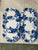 This beautiful set of six Royal Stafford dinner plates showcases a timeless blue-and-white botanical pattern inspired by...