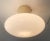 Fabio Ltd 21st Century Uno Polished Brass and Glossy White Murano Flush Mount by Fabio LTD For Sale - Image 4 of 8