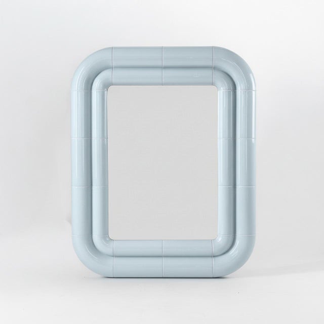 Not Yet Made - Made To Order Portalito Mirror in Ice Blue by Tilecito For Sale - Image 5 of 5