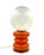 Orange Space Age Orange Murano Glass Table Lamp, Italy, 1970s For Sale - Image 8 of 10
