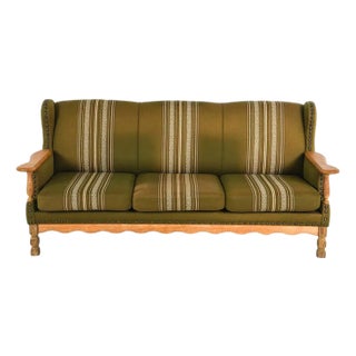 1960s Danish Modern Upholstered Sofa For Sale