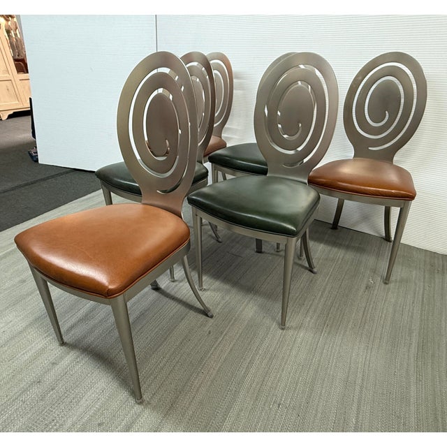 Postmodern Ethan Allen Radius Dining Side Chairs, Set of Six For Sale - Image 3 of 12