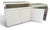 Late 20th Century Late 20th Century Contemporary Painted Raffia Motorized Lift Bar Cabinet | Illuminated Entertaining Credenza | Hidden Cocktail Station For Sale - Image 5 of 15