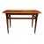 Vintage Ethan Allen Console on Casters With Bamboo Shaped Legs For Sale