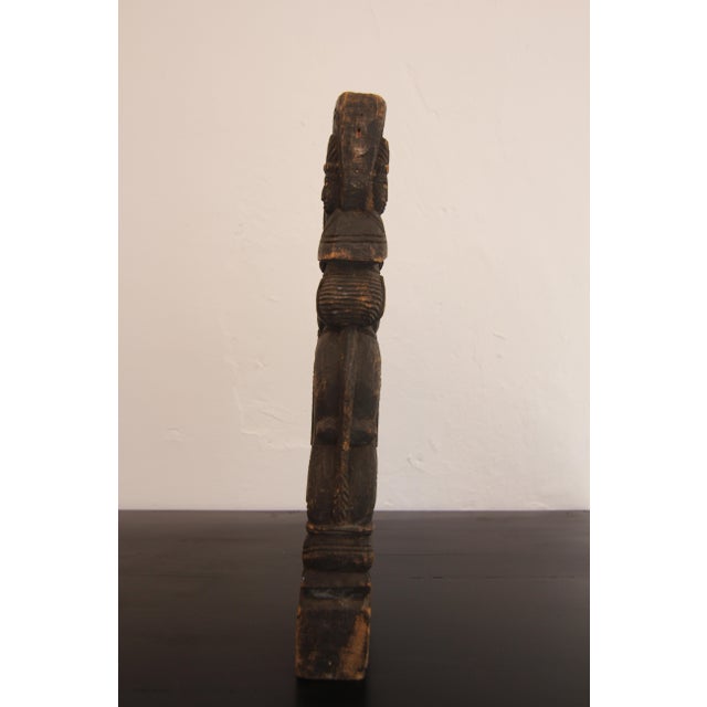 19th Century Indian Carved Wood Object For Sale - Image 15 of 16