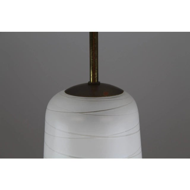 Rupert Nikoll Opaline Glass Pendant Lamp from Rupert Nikoll, 1950s For Sale - Image 4 of 9