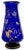 Rare Stunning Antique Victorian Hand Decorated 22k Gold Enameld Cobalt Blue Art Glass Vases by Val Saint Lambert - Mid 19th Century For Sale - Image 12 of 18