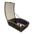 Mexican Purple Decorative Box With Mirrored Insert For Sale