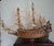 Wood Large Model of the Ship La Couronne French Vessel, 1636 For Sale - Image 7 of 9