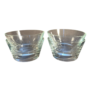 Set of (4) Crystal Bowls