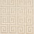 Prado Embroidery features a classic Greek Key motif embroidered in colorful satin stitch on a linen ground. It is a...