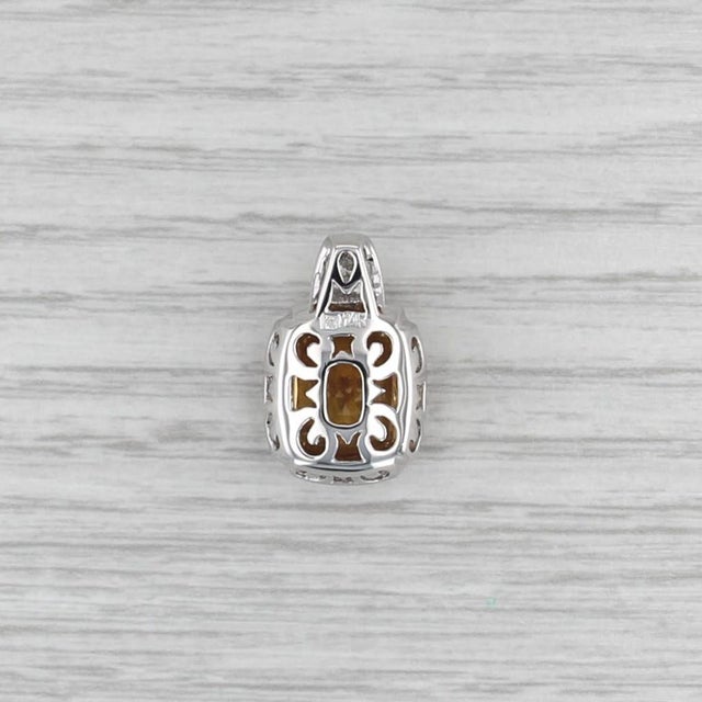 Gemstone Information: - Natural Citrines - Carats - 5ct (9.9 x 12 mm) Cut - Cushions Brilliant Color - Yellow / Orange...
