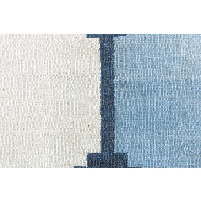 Early 21st Century Oversized Indian Dhurrie Cotton Rug by Doris Leslie Blau For Sale - Image 5 of 8