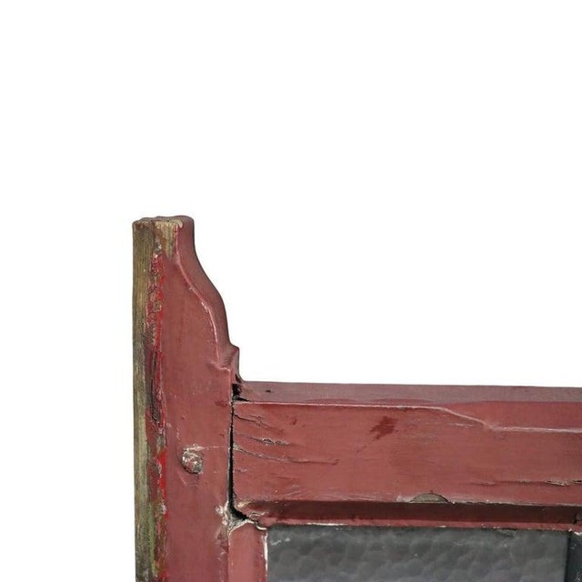 Frank Lloyd Wright Pair Frank Lloyd Wright Style Arts & Crafts Leaded Stained Glass Windows C1920 For Sale - Image 4 of 16