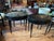 Black Barbara Barry for Baker Black Laquer Oval End Tables- A Pair For Sale - Image 8 of 11