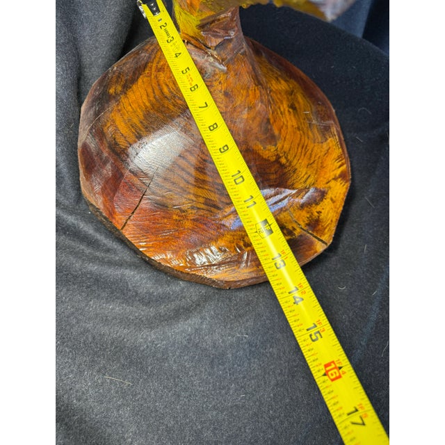 1950s Wood Carving of Golden Eagle. For Sale - Image 6 of 9