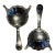 Pair of Antique Gorham Silver Plate Brandy Warmers For Sale