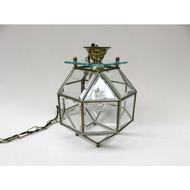 Art Nouveau Octagon Ceiling Light in the style of Adolf Loos For Sale - Image 10 of 18
