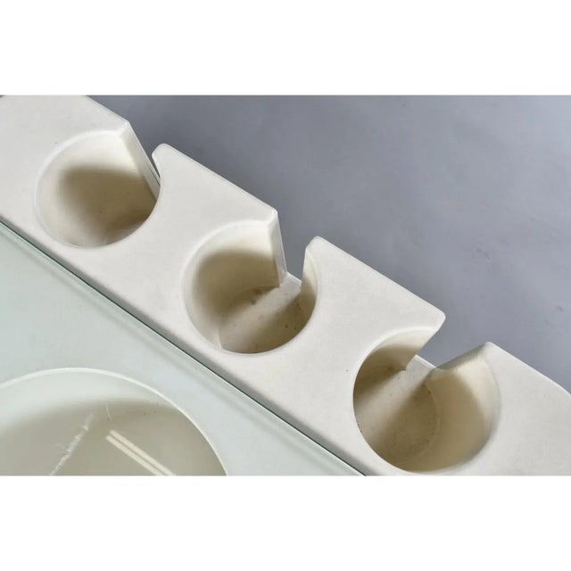 Sergio Mazza for Artemide Italian Space Age Bacco Bar Cart For Sale - Image 9 of 15