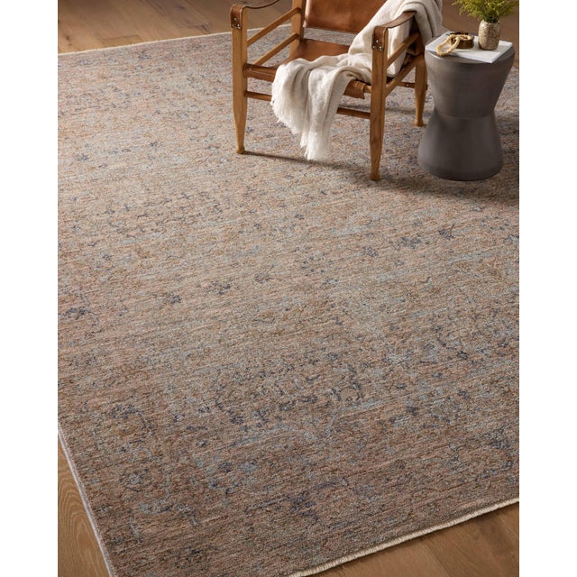 Brown Angela Rose x Loloi Blake Rug Taupe / Blue 2'-0" x 3'-0" Accent Rug For Sale - Image 8 of 8