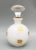 Late 20th Century Vintage White & Gold Hand-Painted Floral Glass Perfume Bottle – Victorian Style For Sale - Image 5 of 10